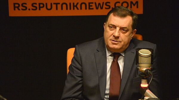 Председник РС Милорад Додик у посети Спутњику - Sputnik Србија