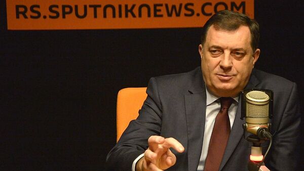 Predsednik RS Milorad Dodik u poseti Sputnjiku - Sputnik Srbija