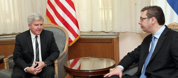 Kajl Skot i Aleksandar Vučić - Sputnik Srbija