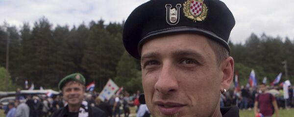 Ultra desničari iz Hrvatske Ultra desničari iz Hrvatske - Sputnik Srbija