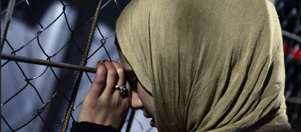 Izbeglice na grčko-makedonskoj granici - Sputnik Srbija