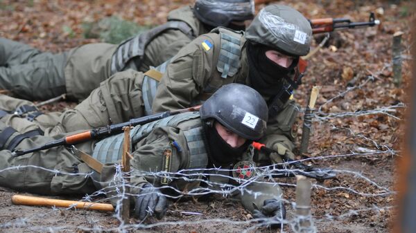 Obuka ukrajinskih vojnika prema NATO standardima - Sputnik Srbija