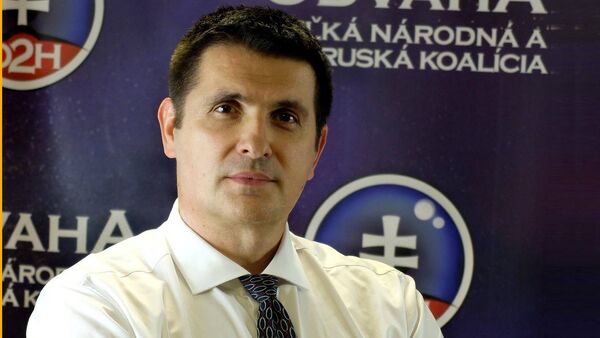 Jan Pavliš, lider pokreta „Hrabrost - velika narodna i proruska koalicija“ - Sputnik Srbija