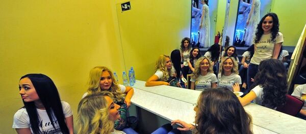 Девојке на избору за лепоту у Москви Девојке на избору за лепоту у Москви - Sputnik Србија