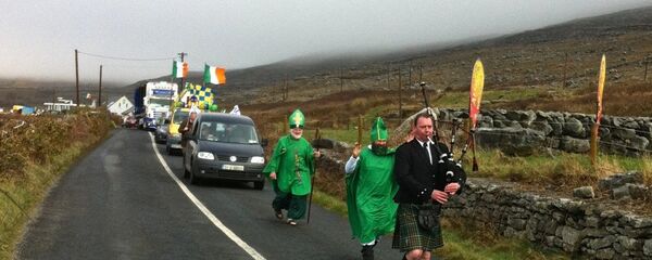 Традиционална прослава Дана Светог Патрика у Бурену, Ирска Традиционална прослава Дана Светог Патрика у Бурену, Ирска - Sputnik Србија