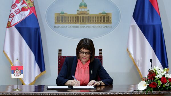 Predsednik Narodne skupštine Republike Srbije Maja Gojković raspisuje lokalne izbore - Sputnik Srbija