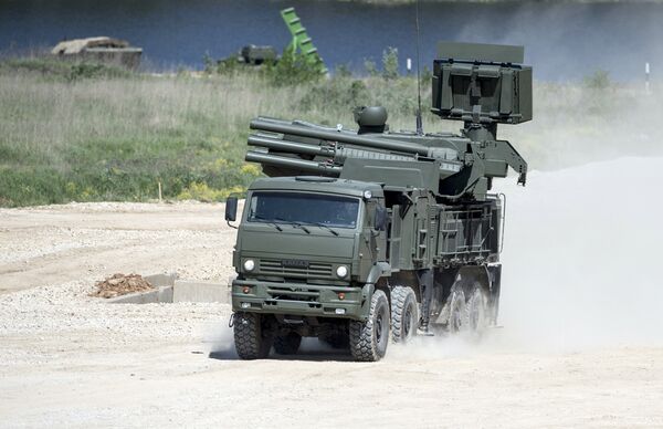 Protivvazdušni raketno-topovski sistem „Pancir-S“ Protivvazdušni raketno-topovski sistem „Pancir-S“ - Sputnik Srbija