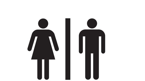 Muški i ženski toalet, ilustracija - Sputnik Srbija