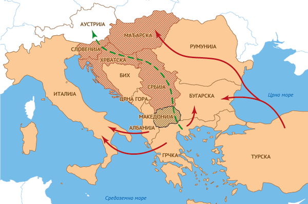 Балканска рута ћир - Sputnik Србија
