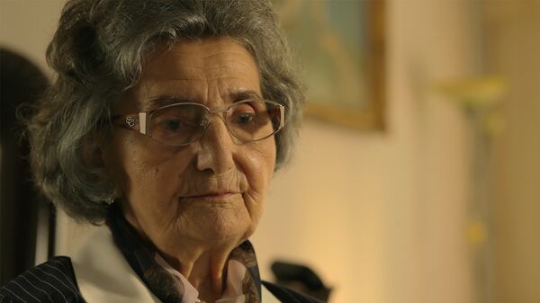 Dobrila Kukolj iz Banjaluke, rođena u okolini Kozarske Dubice, preživela Cerovljane i Jasenovac, danas je predsednica Udruženja logoraša u Banjaluci. - Sputnik Srbija