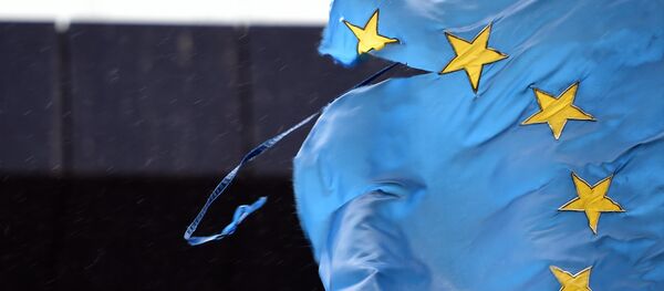 Pocepana zastava EU Pocepana zastava EU - Sputnik Srbija