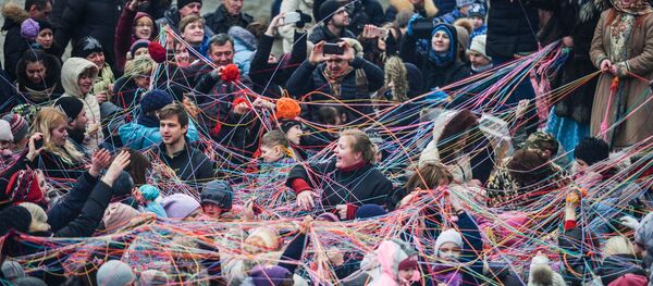 Масленичные гуляния в Москве Масленичные гуляния в Москве - Sputnik Србија