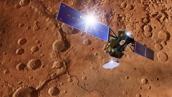 Egzomars TGO na Marsu, ilustracija - Sputnik Srbija