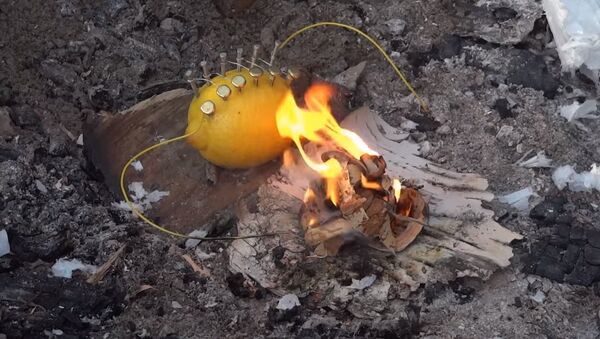 Kako upaliti vatru pomoću limuna - Sputnik Srbija