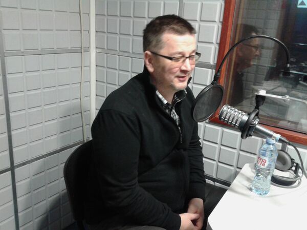 Сценариста и један од вођа студентских демонстрација 1991. године Жарко Јокановић - Sputnik Србија