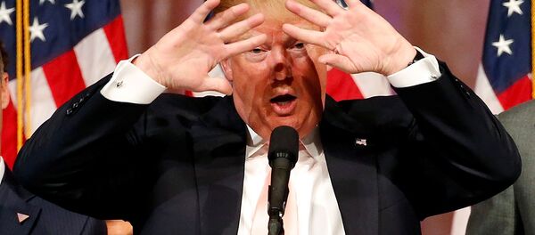 Favorit za kandidata Republikanske stranke na predsedničkim izborima u SAD Donald Tramp - Sputnik Srbija