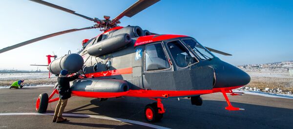 Руски арктички хеликоптер Ми-8АМТсх-ВА Руски арктички хеликоптер Ми-8АМТсх-ВА - Sputnik Србија