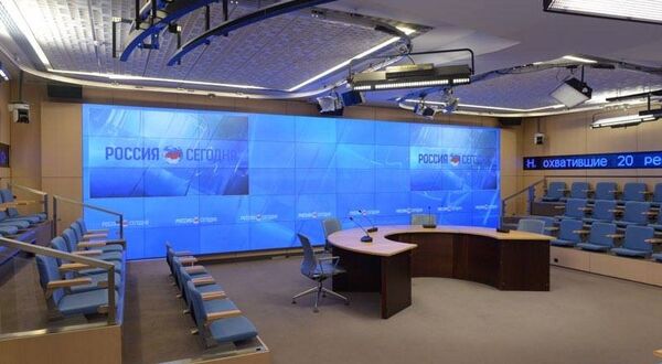 Једна од шест сала за конференције у МИА „Росија севодња“ - Sputnik Србија