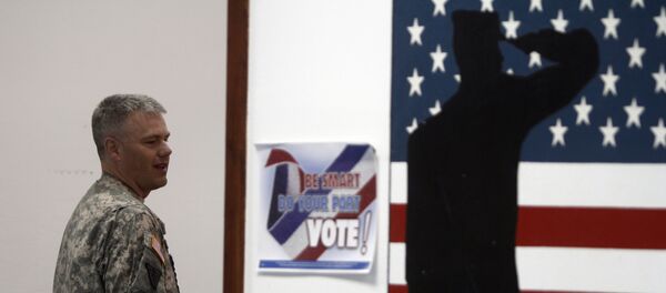 Američki vojnik u NATO bazi Bondstil na Kosovu - Sputnik Srbija