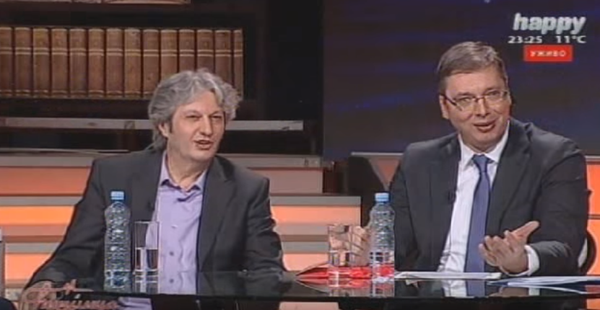 Ћирилица: Миломир Марић и Александар Вучић - Sputnik Србија