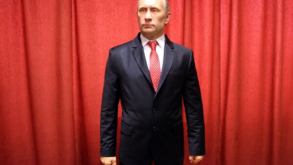 Воштана фигура Владимир Путина у музеју у Јагодини - Sputnik Србија