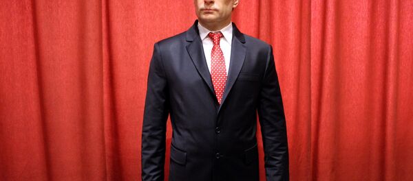 Voštana figura Vladimir Putina u muzeju u Jagodini Voštana figura Vladimir Putina u muzeju u Jagodini - Sputnik Srbija