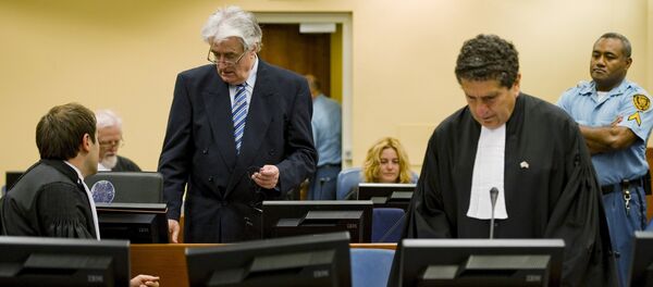 Радован Караџић у хашкој судници - Sputnik Србија