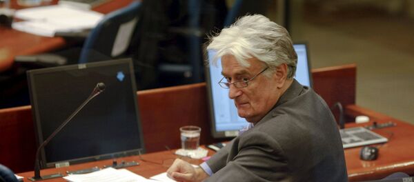 Радован Караџић у хашкој судници - Sputnik Србија