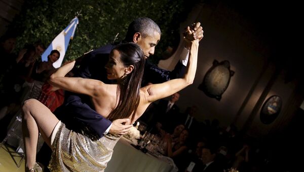 Барак Обама игра танго у Аргентини - Sputnik Србија