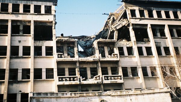 Бомбардована зграда Савезног МУП-а (Министарство полиције) - Sputnik Србија