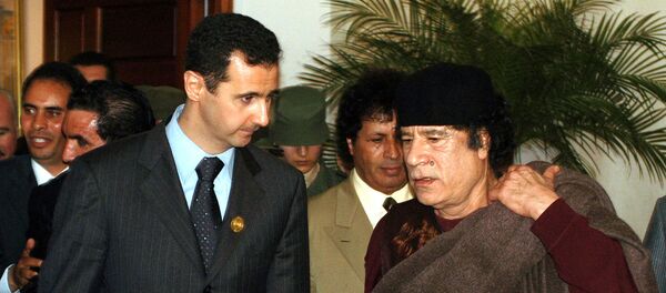 Bašar el Asad i Muamer Gadafi Bašar el Asad i Muamer Gadafi - Sputnik Srbija