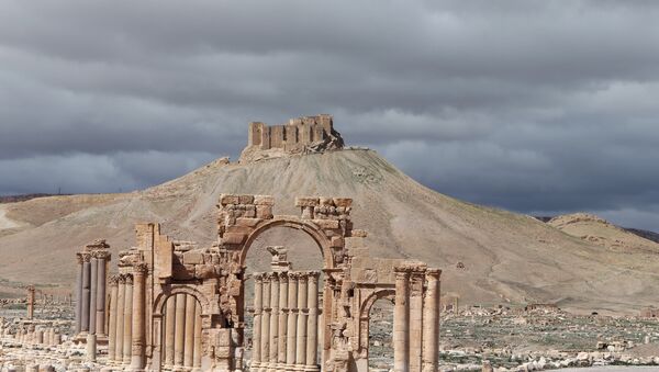 Поглед на древни град Палмира - Sputnik Србија