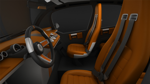 Унутрашњост руске верзије смарта „миров провокатора” Унутрашњост руске верзије смарта „миров провокатора” - Sputnik Србија