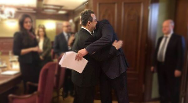 Ивица Дачић и Дмитриј Рогозин у Москви - Sputnik Србија