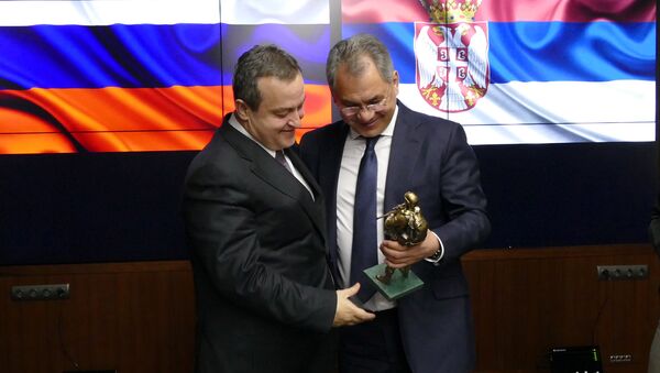 Ивица Дачић и Сергеј Шојгу - Sputnik Србија