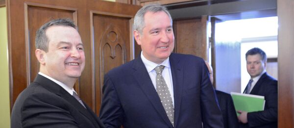 Дмитриј Рогозин и Ивица Дачић у Москви 31. марта 2016. год. - Sputnik Србија