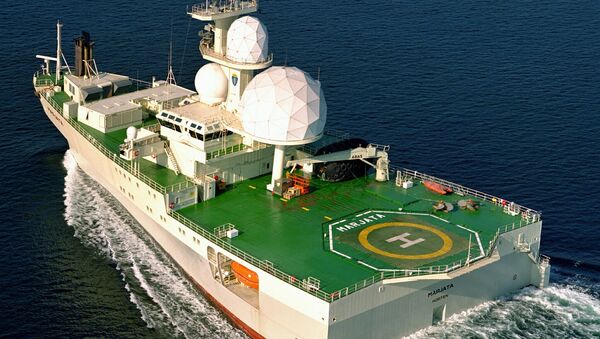 Norveški brod za nadzor Marjata Marjata koji navodno prati situaciju u Barencovom moru gde se nalaze ruske podmornice - Sputnik Srbija