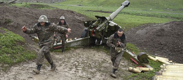 Jermenski vojnici u Nagorno-Karabahu - Sputnik Srbija