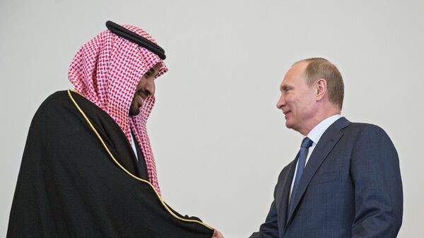 Muhamed bin Salman i Vladimir Putin - Sputnik Srbija