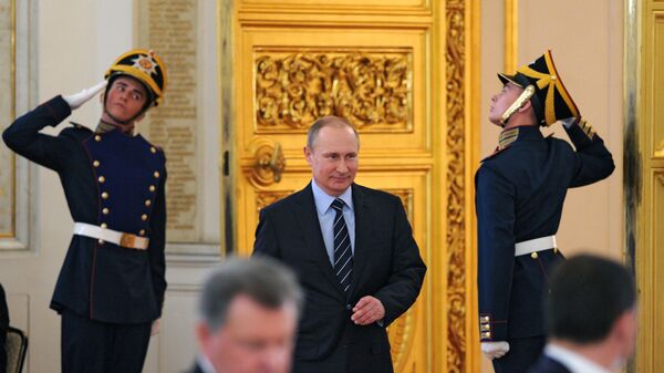 Руски председник Владимир Путин је председавао састанку Организационог одбора руске „Победа” - Sputnik Србија