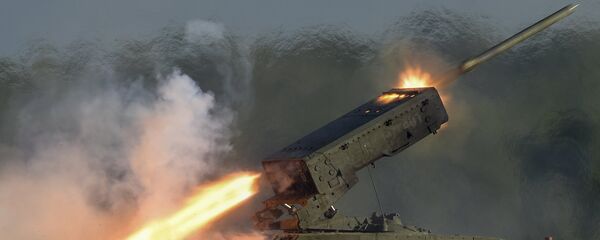 Raketni sistem TOS-1A  „solncepek“ - Sputnik Srbija