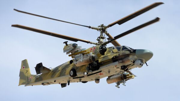 Руски хеликоптери Ка-52 у акцији у Сирији - Sputnik Србија