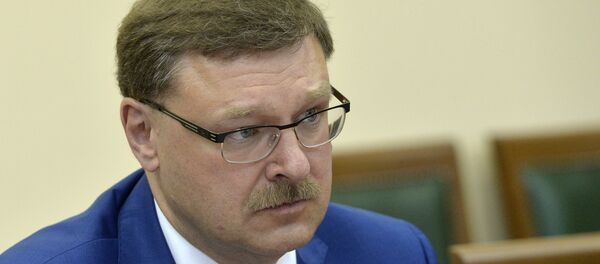 Predsedavajući Komiteta za međunarodne poslove Saveta Federacije Federalne skupštine Ruske Federacije Konstanin Kosačov - Sputnik Srbija