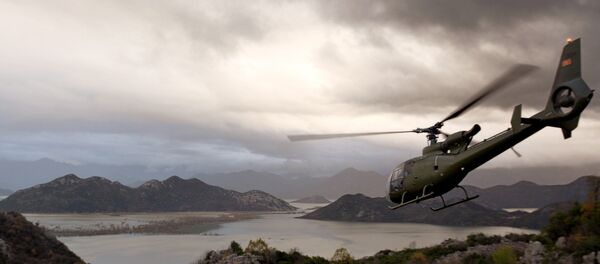 Хеликоптер  изнад Скадарског језера - Sputnik Србија