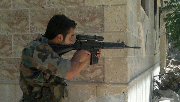 Sirijski vojnik Adnan el Ahmad - Sputnik Srbija