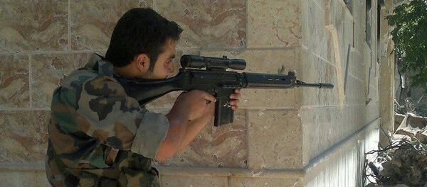 Sirijski vojnik Adnan el Ahmad - Sputnik Srbija