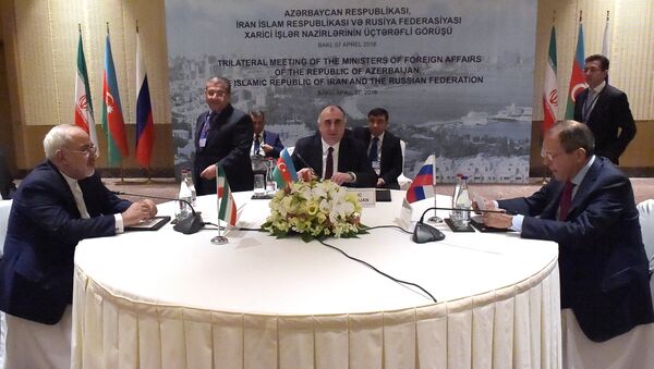 Trostrani sastanak ministra inostranih poslova Rusije, Azerbejdžana i Irana - Sputnik Srbija