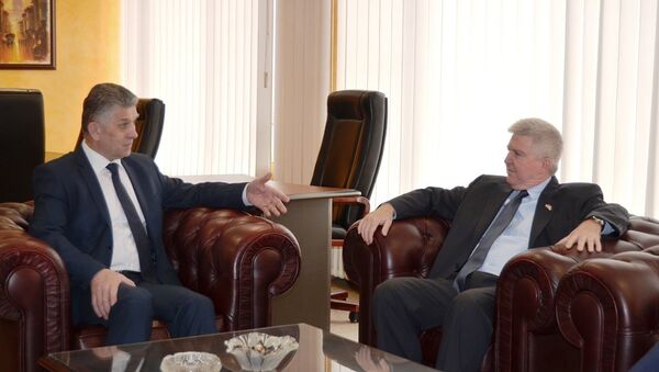 Sulejman Ugljanin i ambasador SAD Kajl Skot - Sputnik Srbija