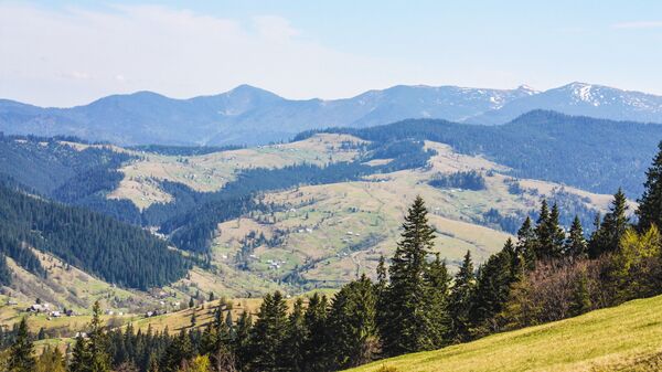 Pogled na planinu u blizini jezera Sinevir u Zakarpatskoj oblasti - Sputnik Srbija