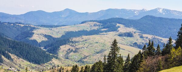 Pogled na planinu u blizini jezera Sinevir u Zakarpatskoj oblasti - Sputnik Srbija